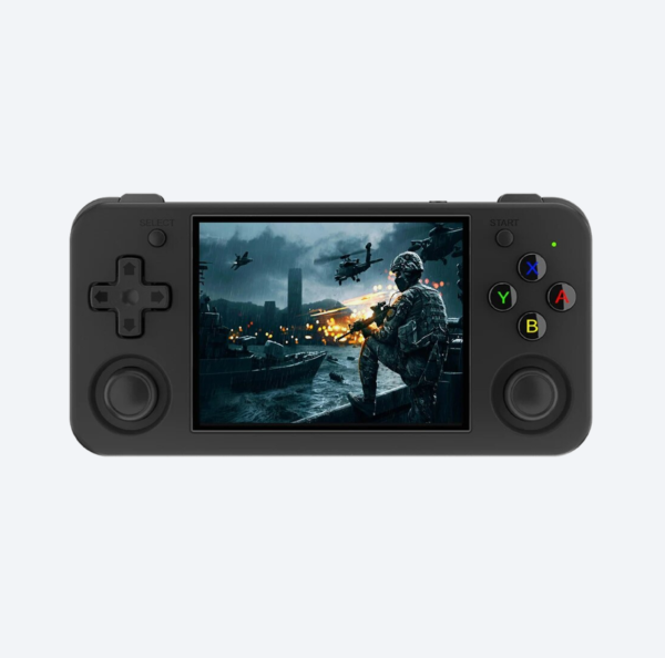 ANBERNIC RG35XX H, Consola de Juegos Portatil, 64GB con más de 10000 Juegos, Color Negro