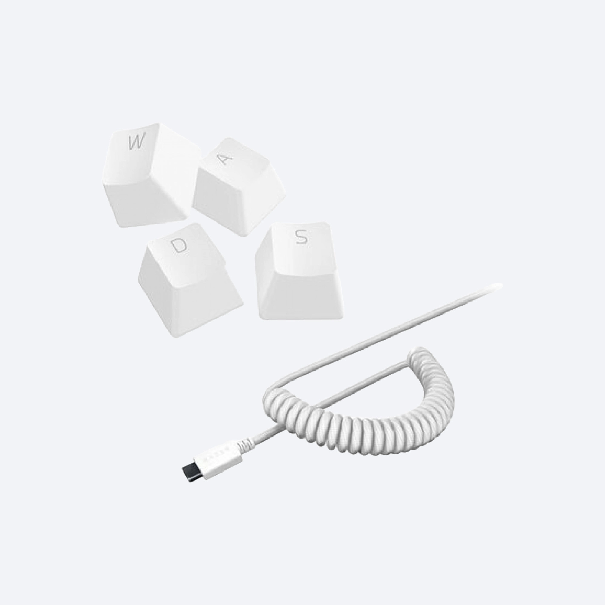 Razer PBT Keycap Set con Cable Mercury White